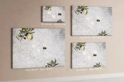 Minimalist Olives Printed Cork Memo Board