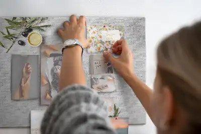 Minimalist Olives Printed Cork Memo Board