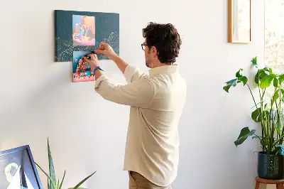 Printed Cork Board Mountain sketch
