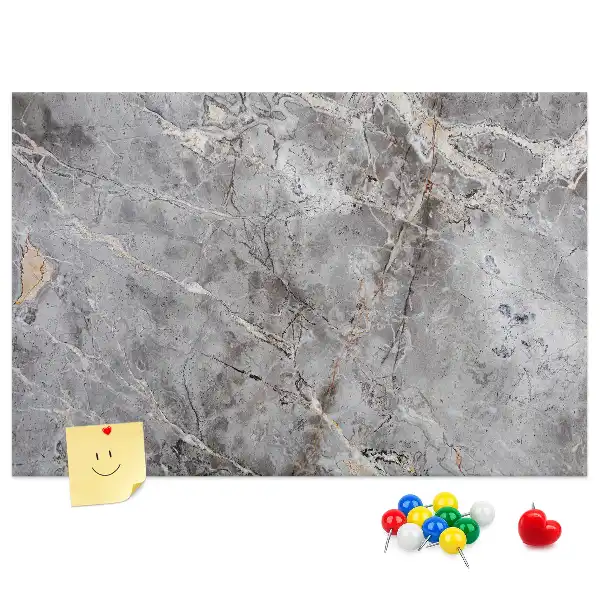 Marble pattern cork memo board