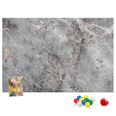 Marble pattern cork memo board