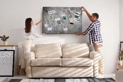 Marble pattern cork memo board