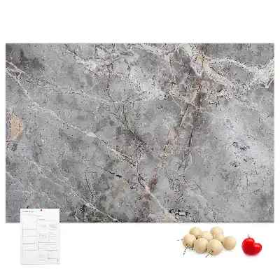 Marble pattern cork memo board