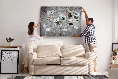 Cork memo board Marble pattern
