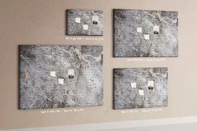 Cork memo board Marble pattern