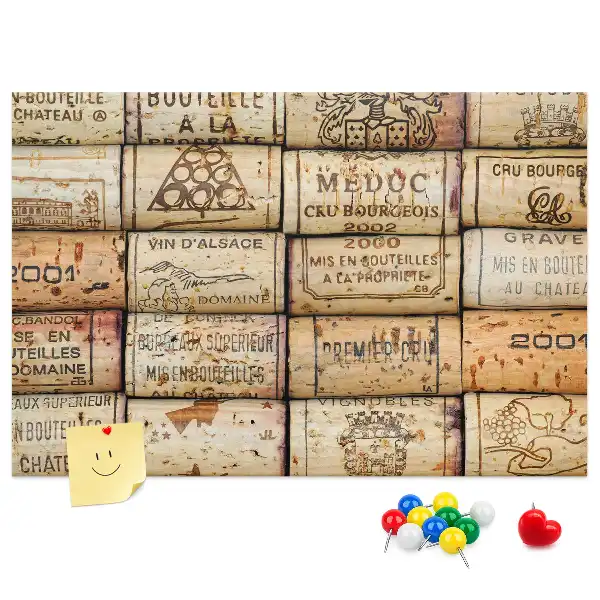 Printed Cork Board Wine corks