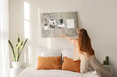 Palm Shadow Sand Printed Cork Board