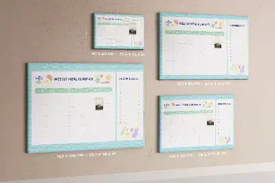 Printed Cork Board Meal planner