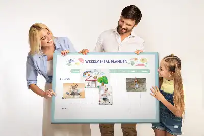 Cork Meal Planner Memo Board
