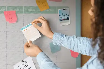 Cork Meal Planner Memo Board