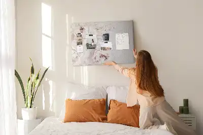 Peony Flowers Printed Cork Board