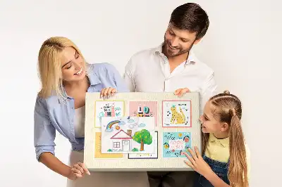 Printed Cork Memo Board with Motivational Slogans