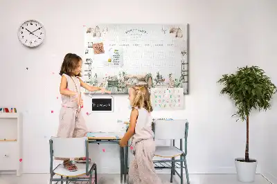 Printed Cork Board Home Planner