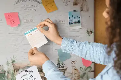 Printed Cork Board Home Planner