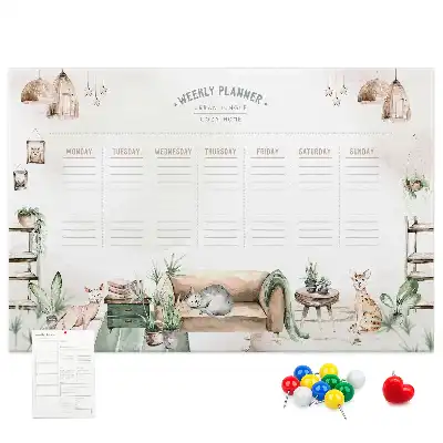 Printed Cork Board Home Planner