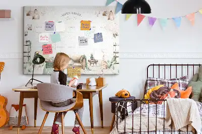 Printed Cork Board Home Planner