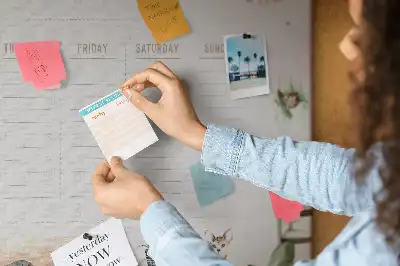 Printed Cork Board Home Planner