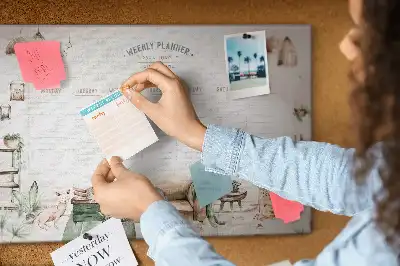 Printed Cork Board Home Planner
