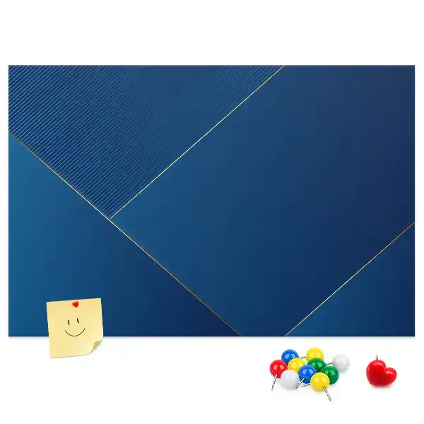 Ornamental Abstraction Printed Cork Memo Board