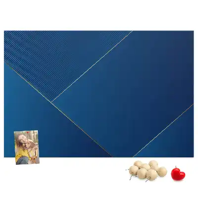 Ornamental Abstraction Printed Cork Memo Board