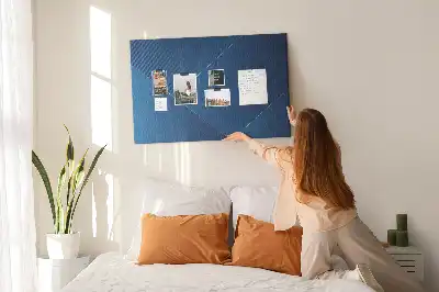 Ornamental Abstraction Printed Cork Memo Board