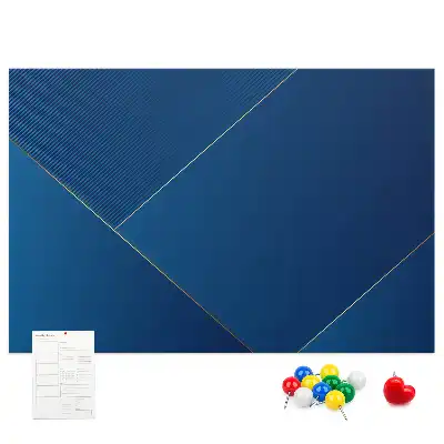 Ornamental Abstraction Printed Cork Memo Board