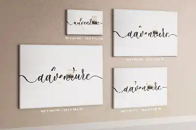 Adventure Lettering Cork Memo Board