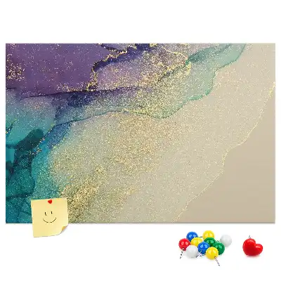Printed Cork Board Decorative marble