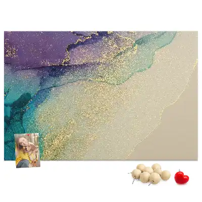 Printed Cork Board Decorative marble