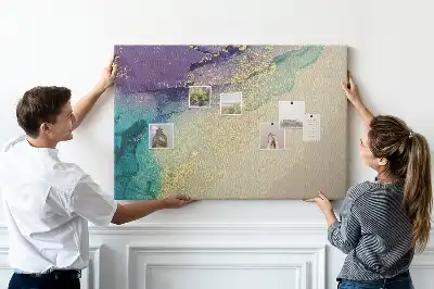 Printed Cork Board Decorative marble