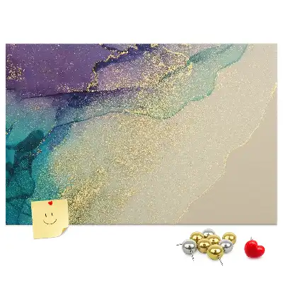 Printed Cork Board Decorative marble