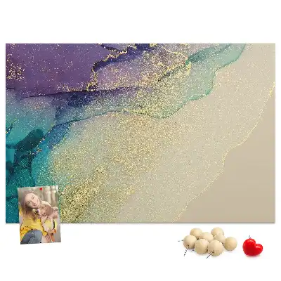 Printed Cork Board Decorative marble