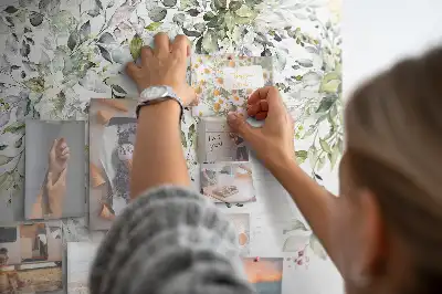 Blooming Nature Printed Cork Memo Board