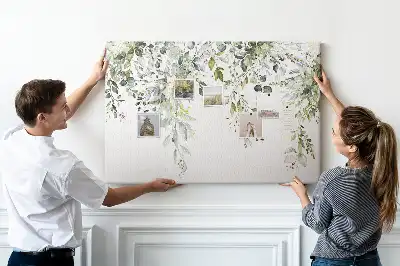 Blooming Nature Printed Cork Memo Board