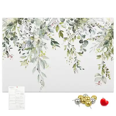 Blooming Nature Printed Cork Memo Board