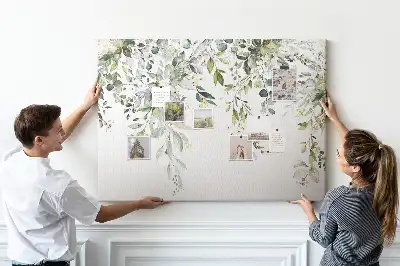 Blooming Nature Printed Cork Memo Board