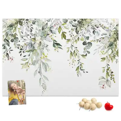 Blooming Nature Printed Cork Memo Board