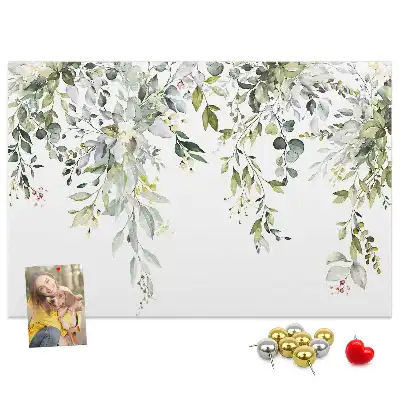 Blooming Nature Printed Cork Memo Board