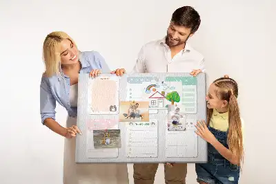 Colorful cork note memo board