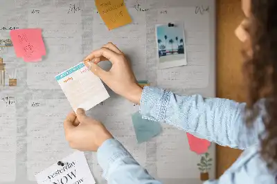 Cozy cork weekly planner memo board