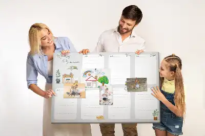 Cozy cork weekly planner memo board