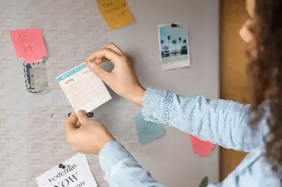 Printed Cork Board Weekly planner