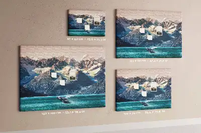 Printed Cork Memo Board Whale