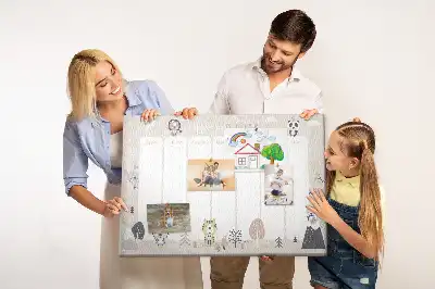 Weekly planner cork memo board
