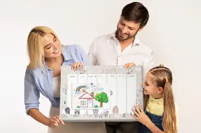 Printed Animal Themed Cork Planner Board