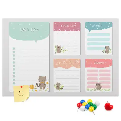 Printed Cork Memo Board