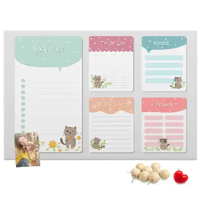 Printed Cork Memo Board