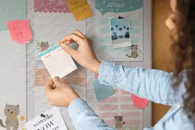 Printed Cork Memo Board