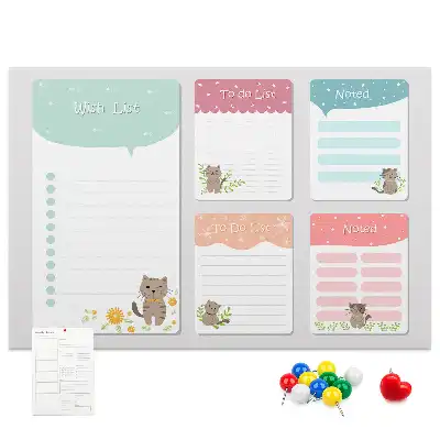 Printed Cork Memo Board