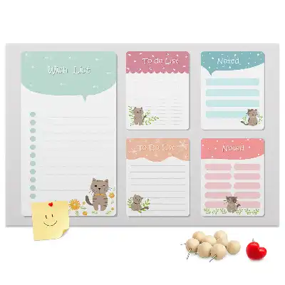 Printed Cork Memo Board